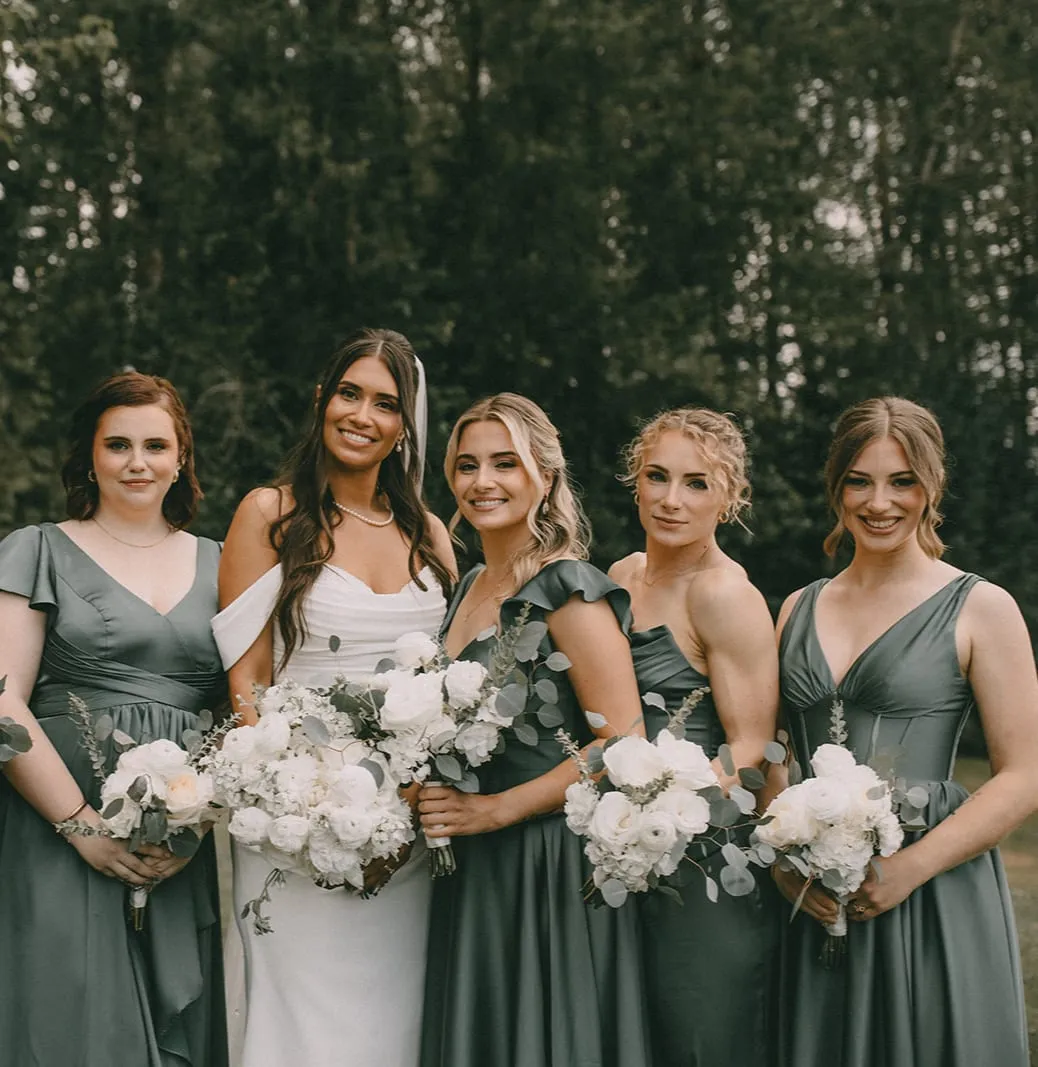 Bridal party makeup by Bee Beauty Cosmetics