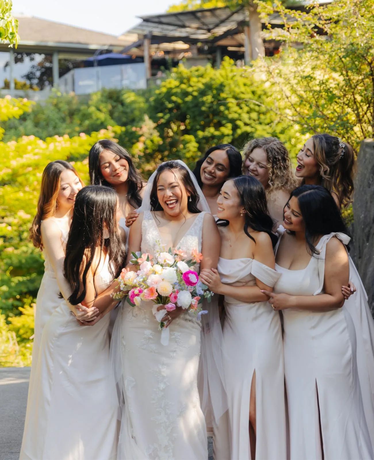 Bridal party makeup by Bee Beauty Cosmetics